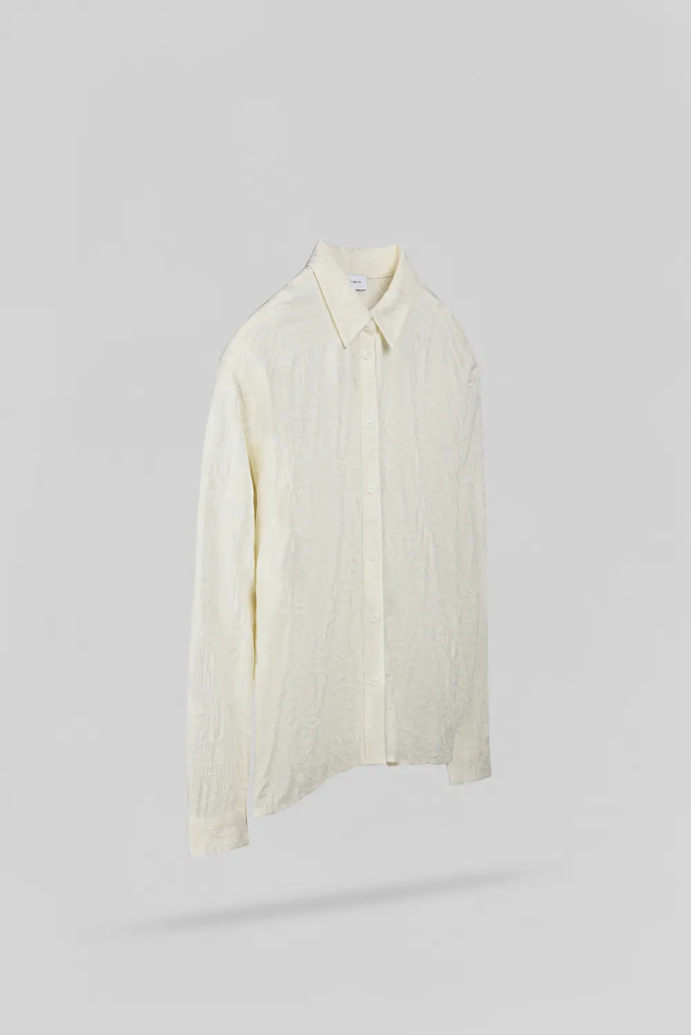 Teddy Smith C-Eline Middle White camicia donna viscosa ricamata