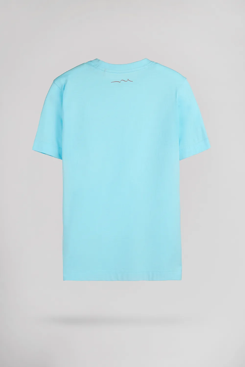 Teddy Smith T-Jim JR T-Shirt Ragazzo Blu Laguna Cotone