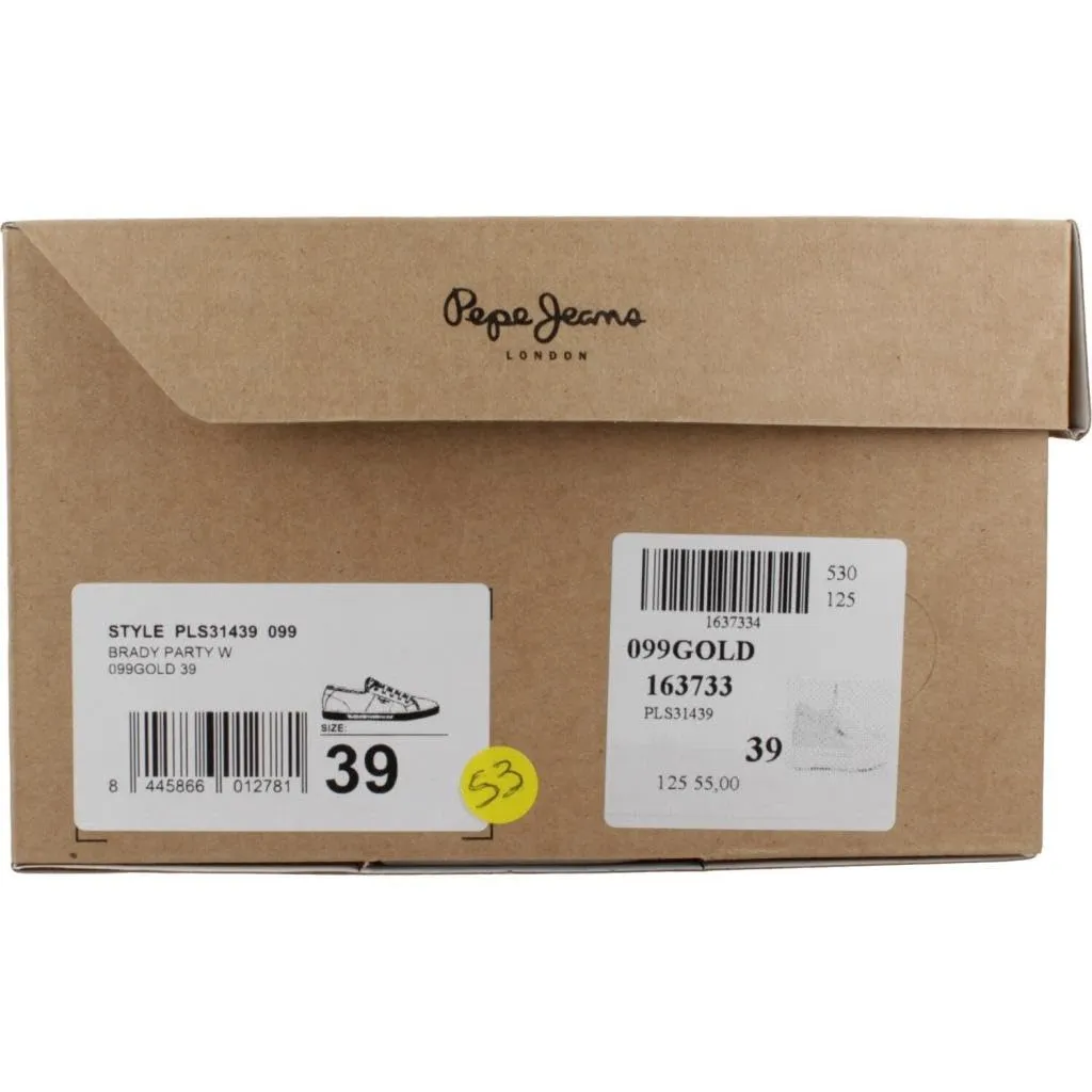 Pepe Jeans Brady Party W sneaker donna argento
