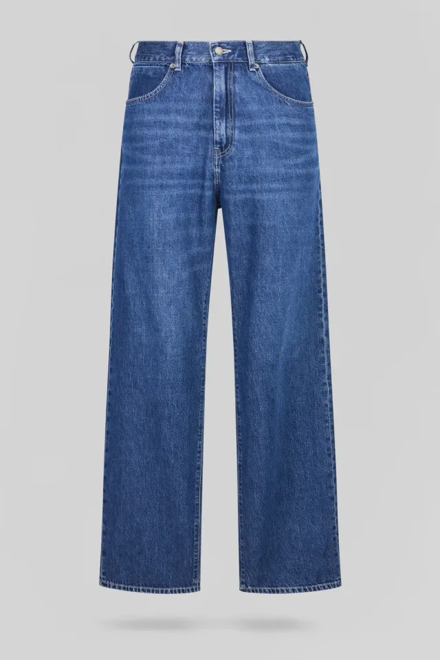 Teddy Smith Big Memphis jeans baggy uomo vintage indigo
