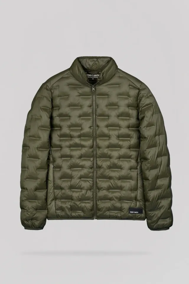 Teddy Smith Blight 2 piumino uomo kaki leggero