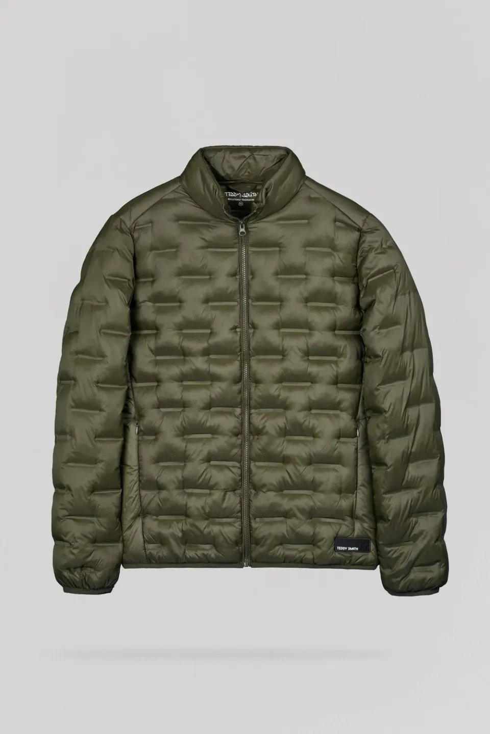 Teddy Smith Blight 2 piumino uomo kaki leggero