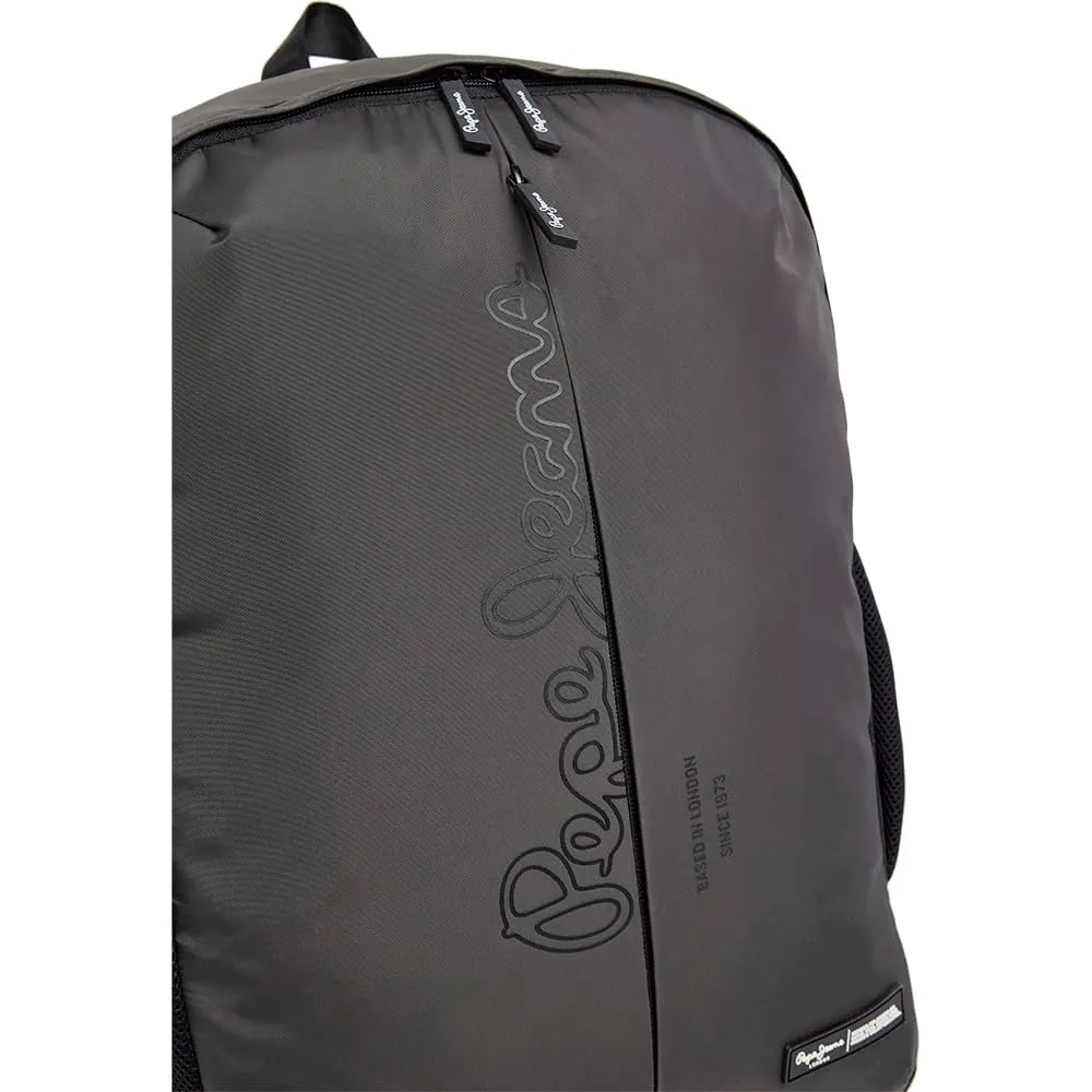 Pepe Jeans Devin Core zaino grigio scuro con porta laptop