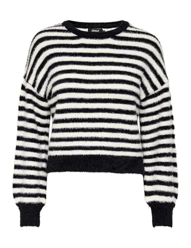 Only Onlpiumo Pullover Donna Lavorato a Maglia Morbido