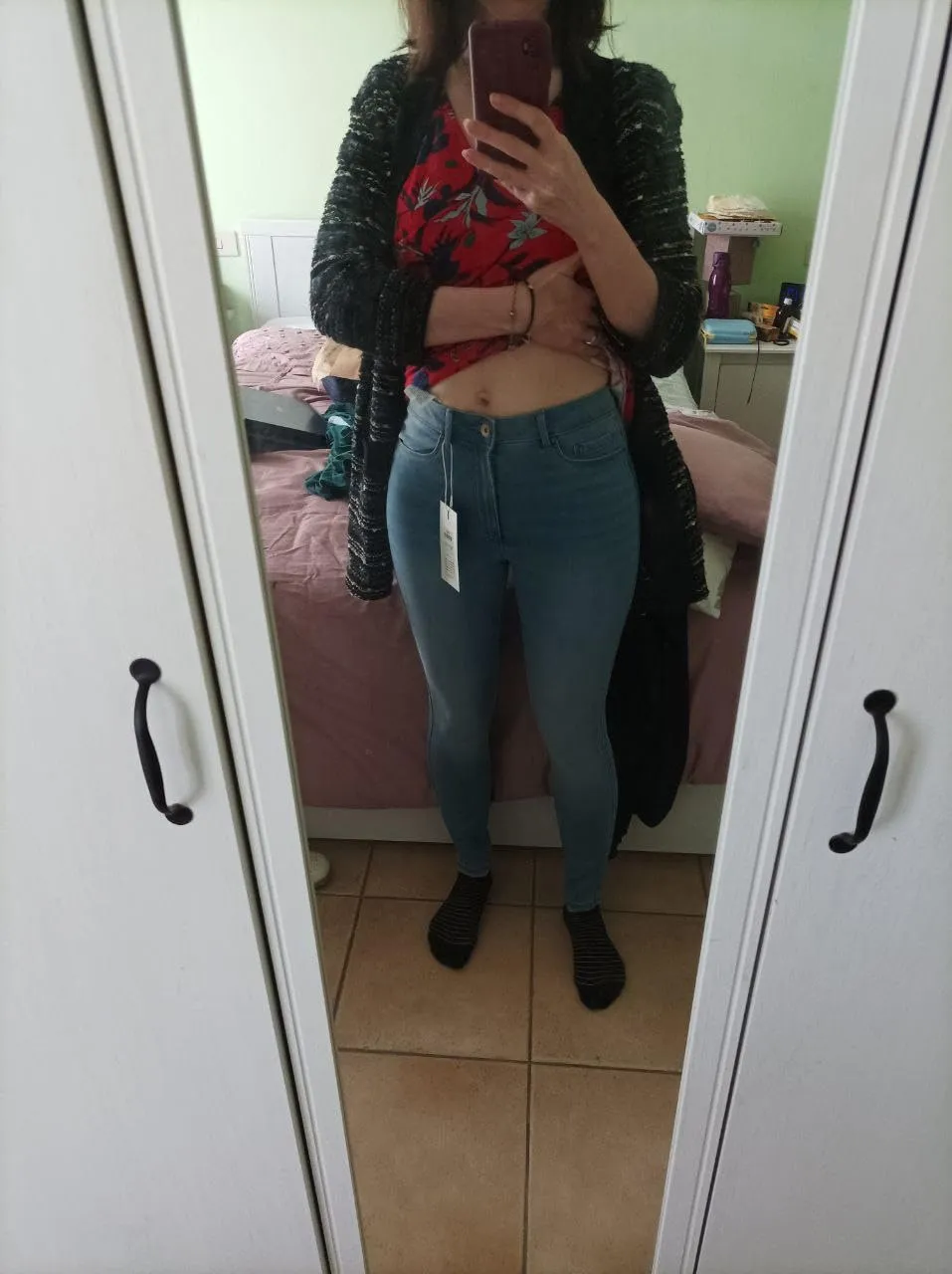 ONLY Onlroyal jeans skinny donna vita alta