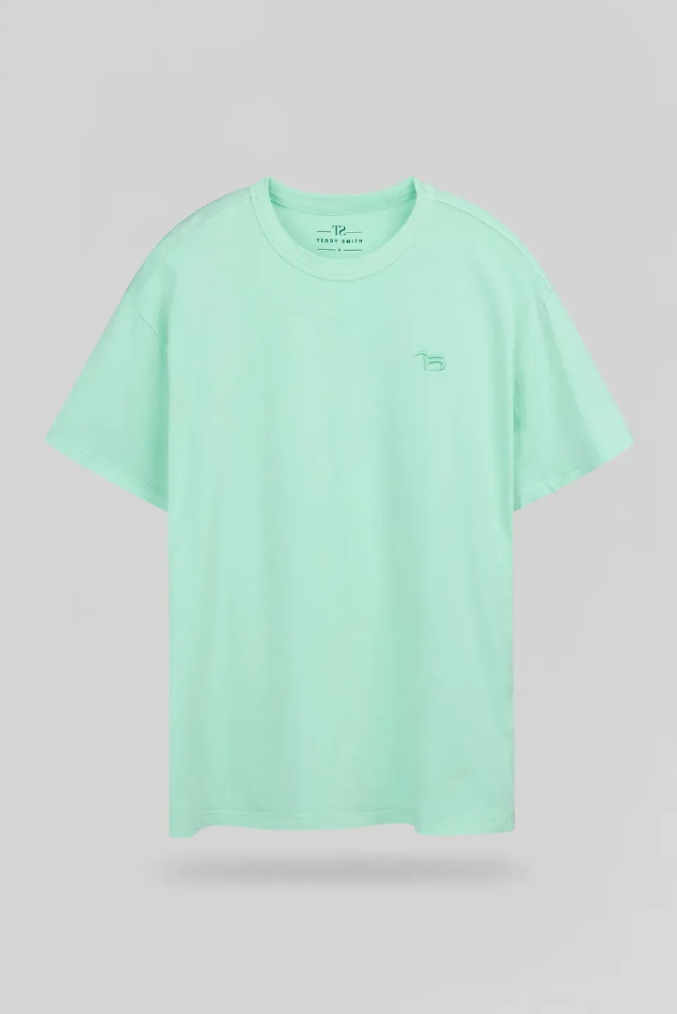 Teddy Smith T-Lava t-shirt oversize verde menta cotone