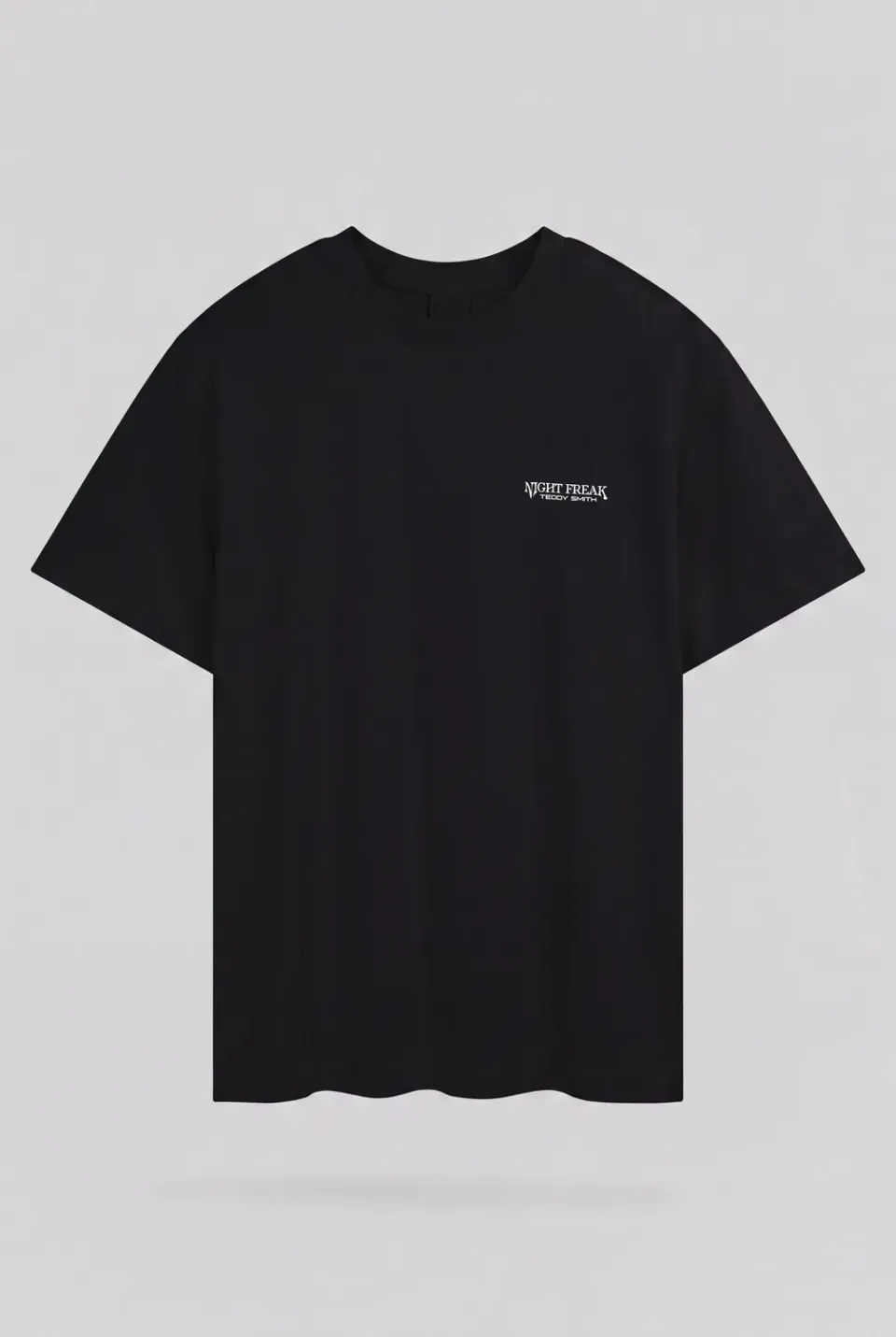 Teddy Smith T-Face MC Noir t-shirt nera stampa retro