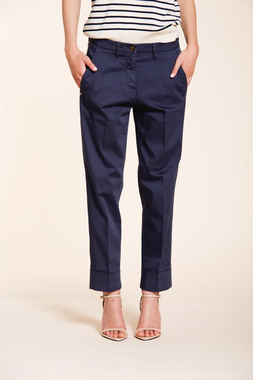 Mason's New York Carrot chino donna blu navy