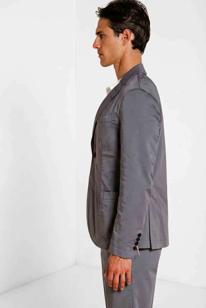 Mason's Da Vinci Travel blazer uomo raso carta da zucchero