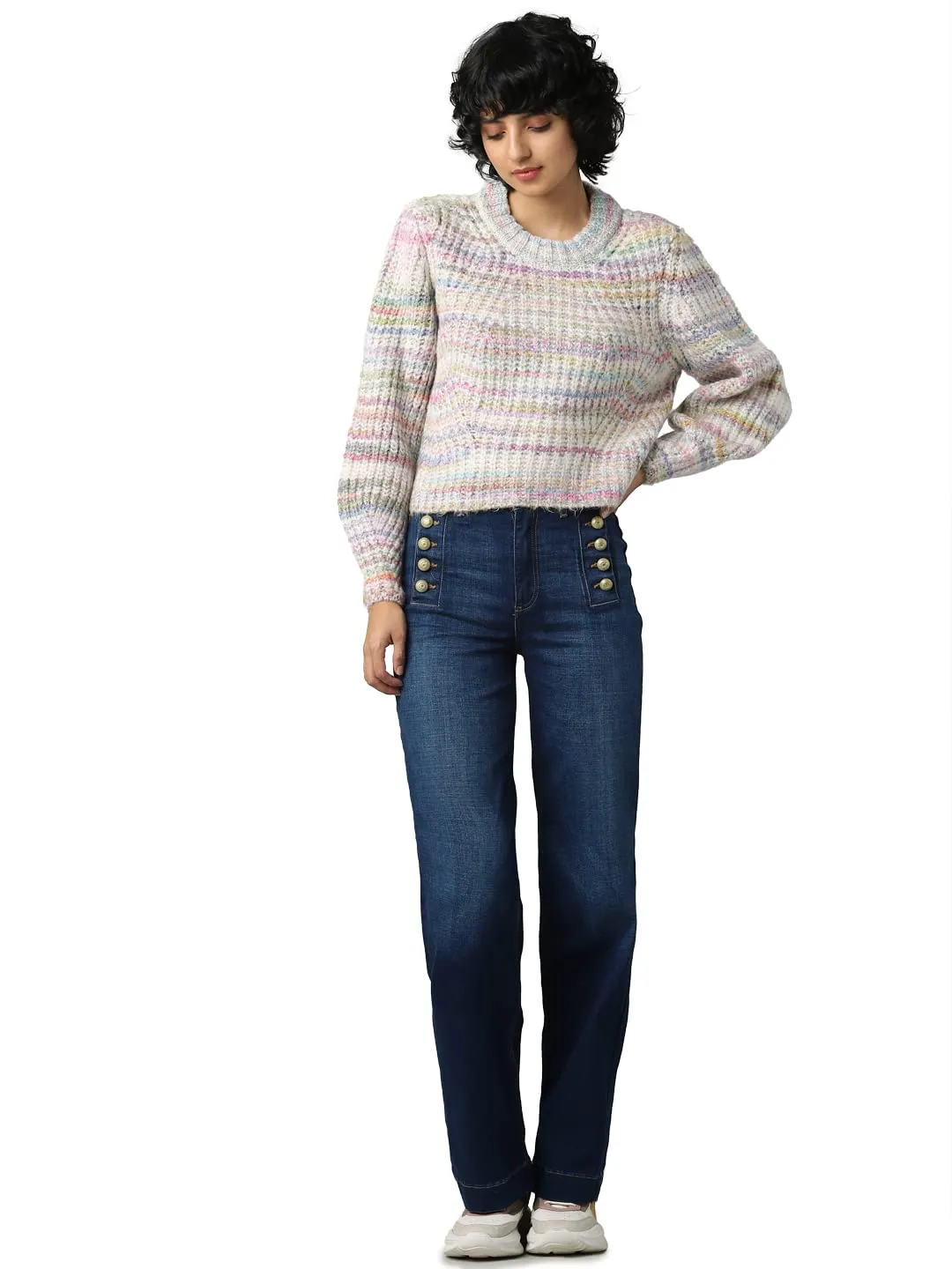 Only Onlcarma maglione donna lavorato a maglia pumice