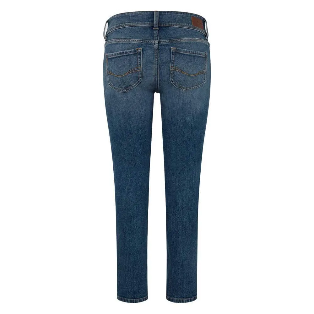 Pepe Jeans Venus jeans donna slim vita bassa blu denim