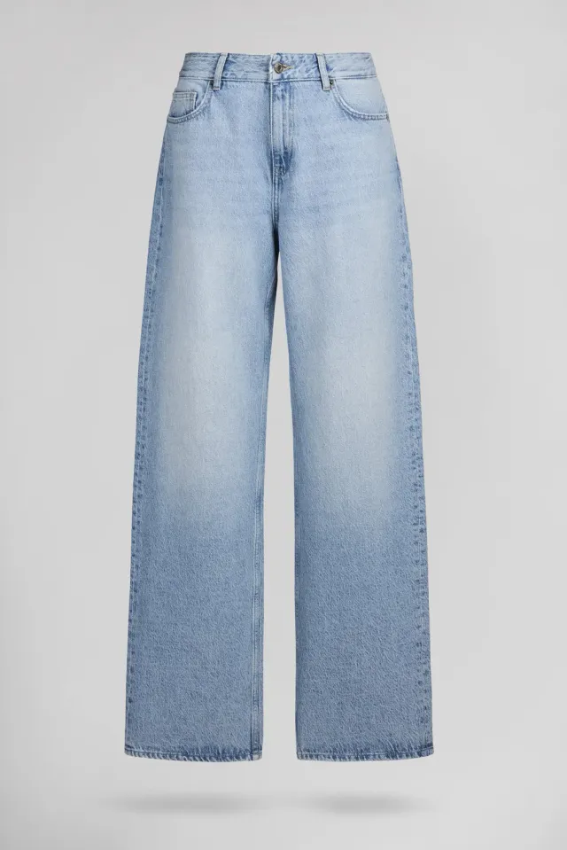Teddy Smith Tomboy Fripp Light jeans dritti vita bassa