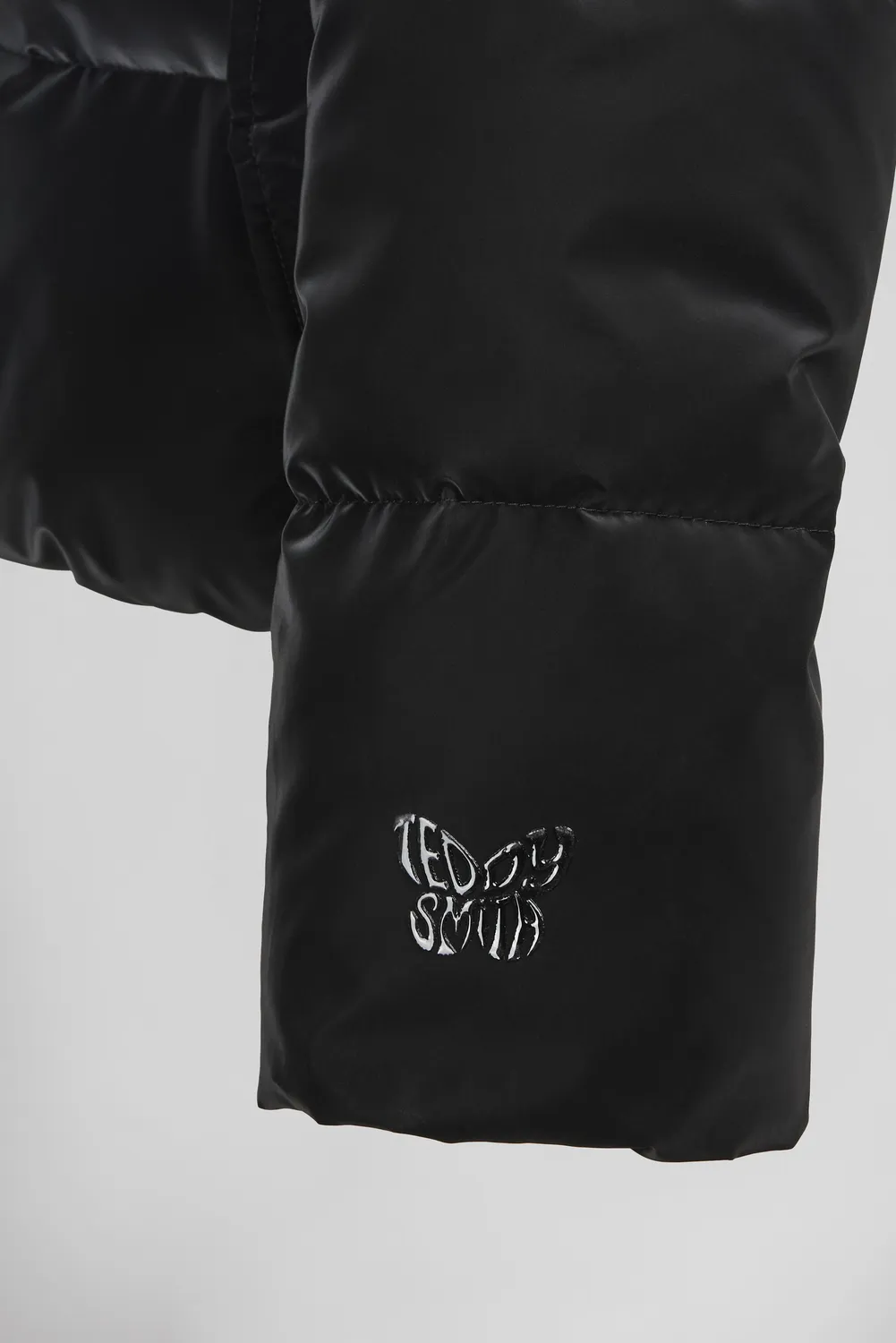 Teddy Smith B-Puff JR piumino nero bambina con cappuccio