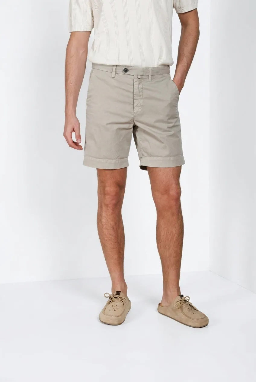 Mason's Boston bermuda uomo sabbia relaxed fit cotone