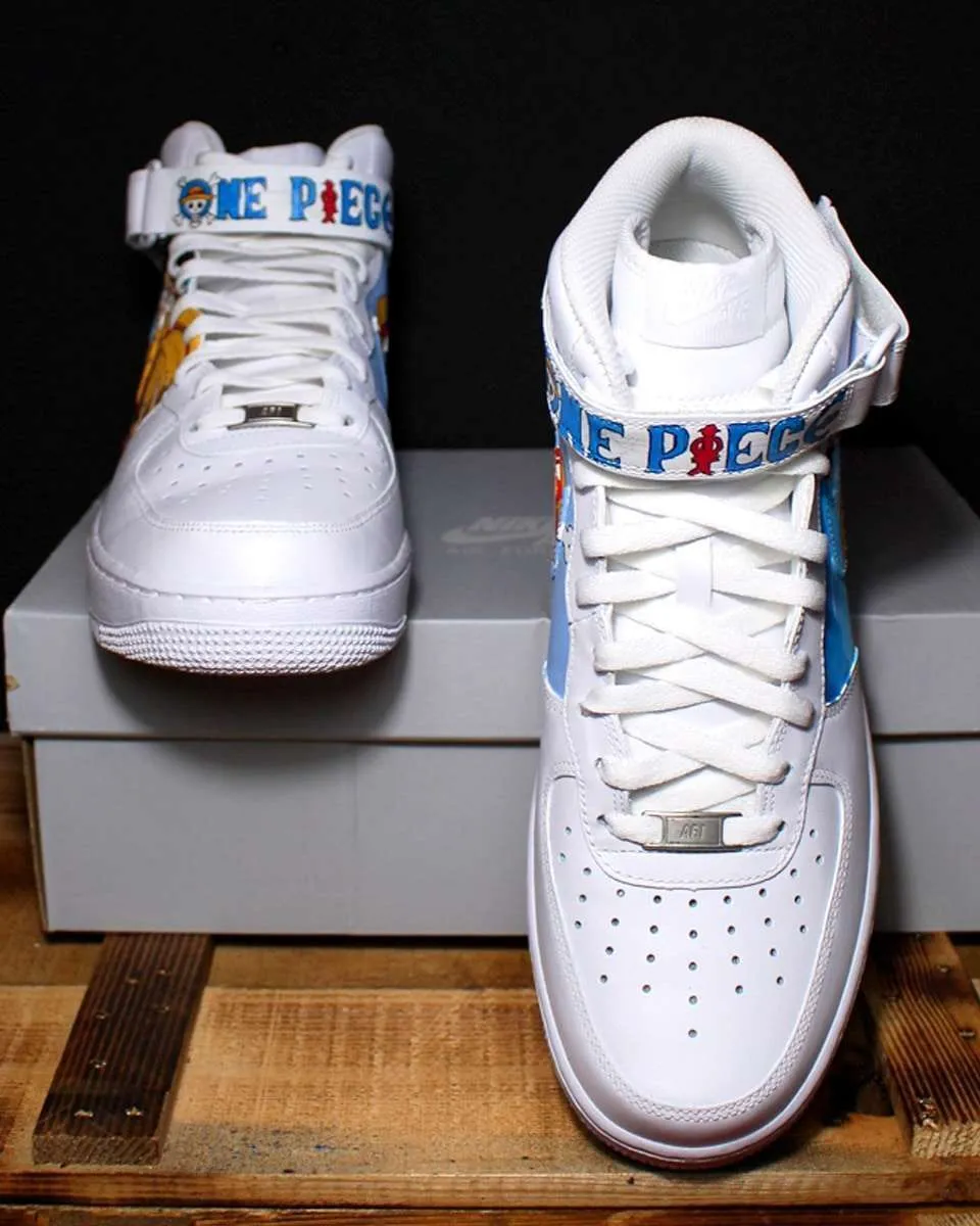 Never Say Never Nike Air Force 1 High One Piece sneakers dipinte