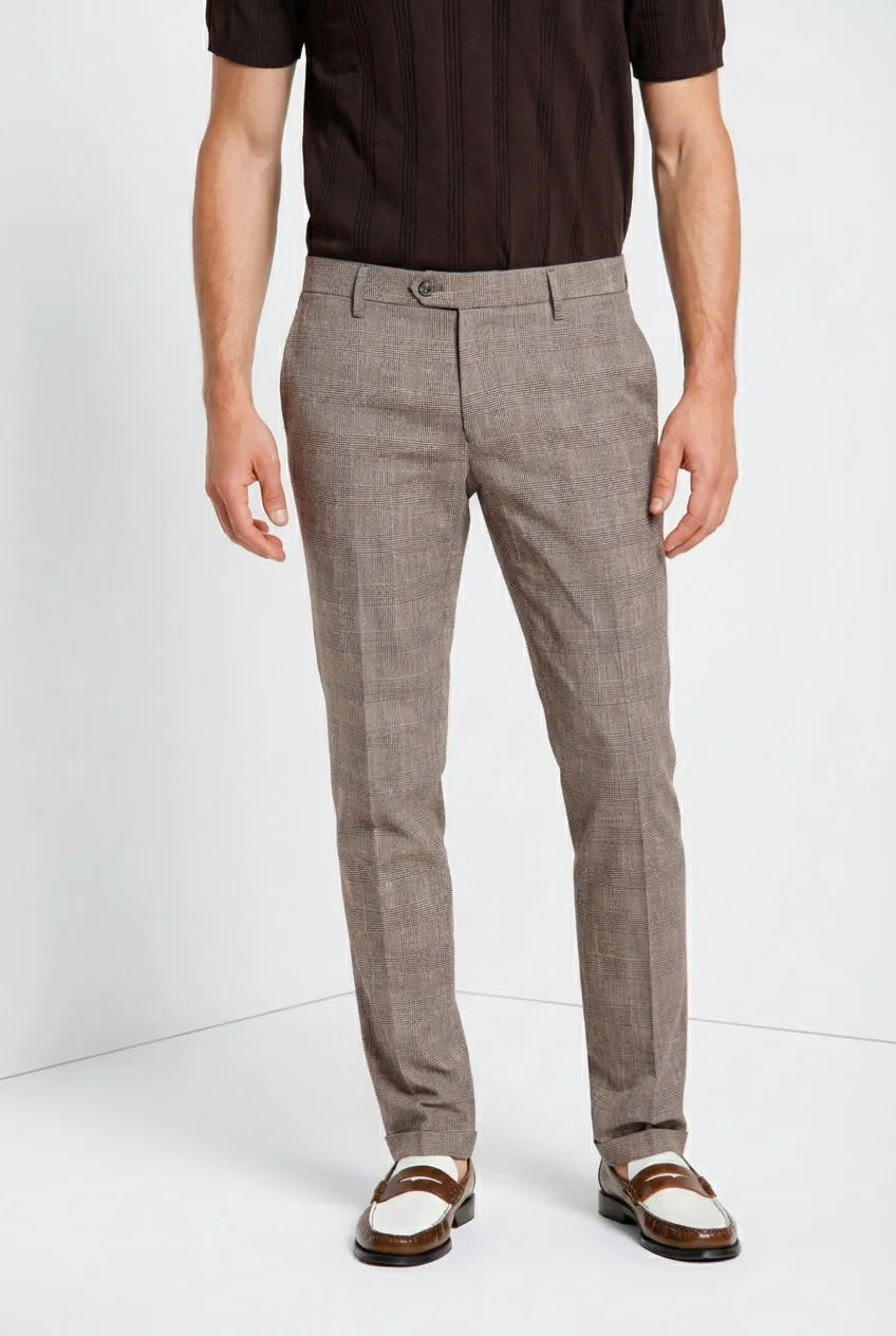 Mason's Torino City chino uomo galles slim testa di moro