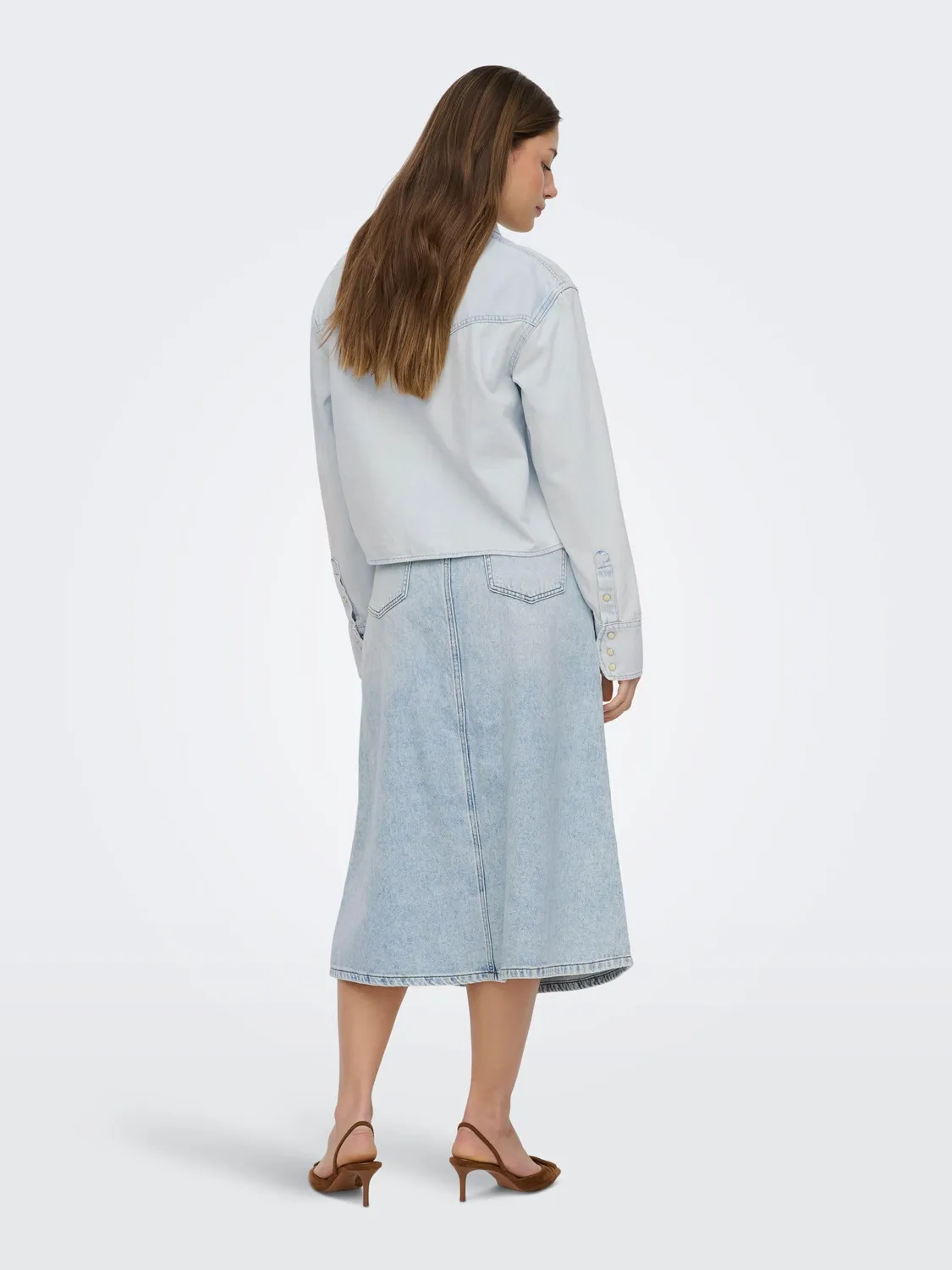 ONLY Onlmindy gonna jeans XL blu chiaro
