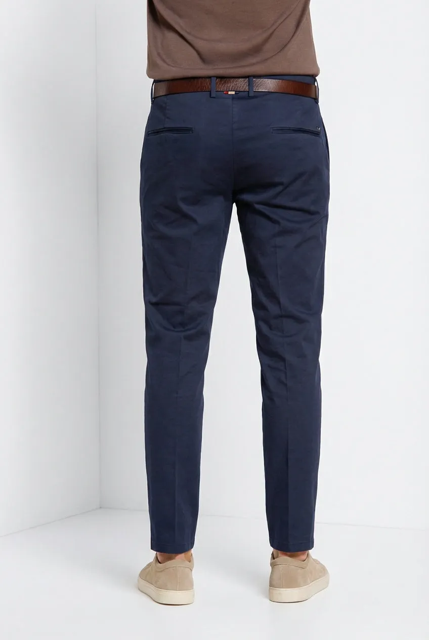 Mason's Torino Flex chino uomo blu navy slim