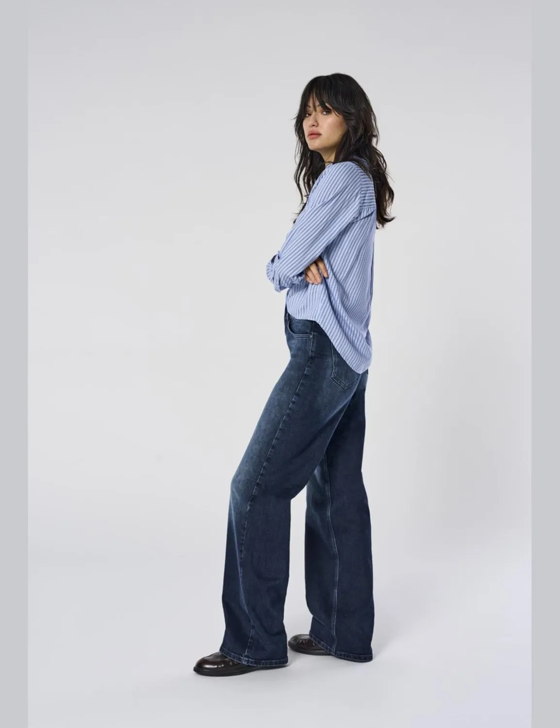 ONLY Onljuicy Jeans Wide Leg 27W/30L vita alta