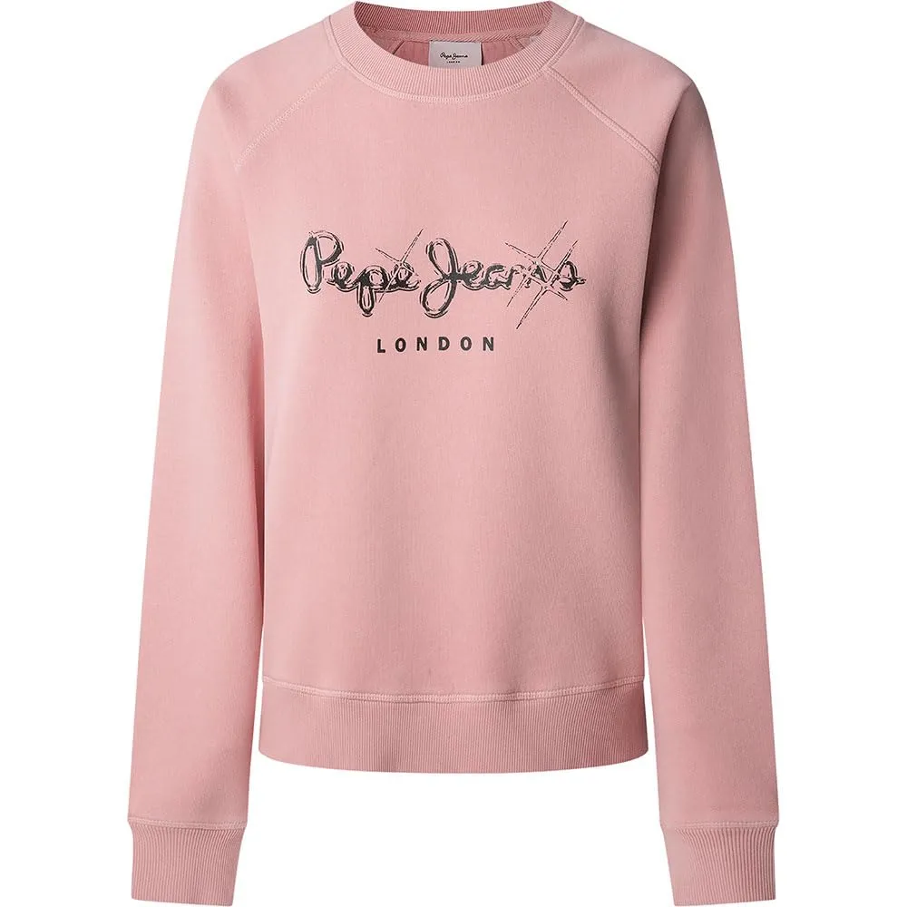 Pepe Jeans Lupita felpa donna M nera girocollo