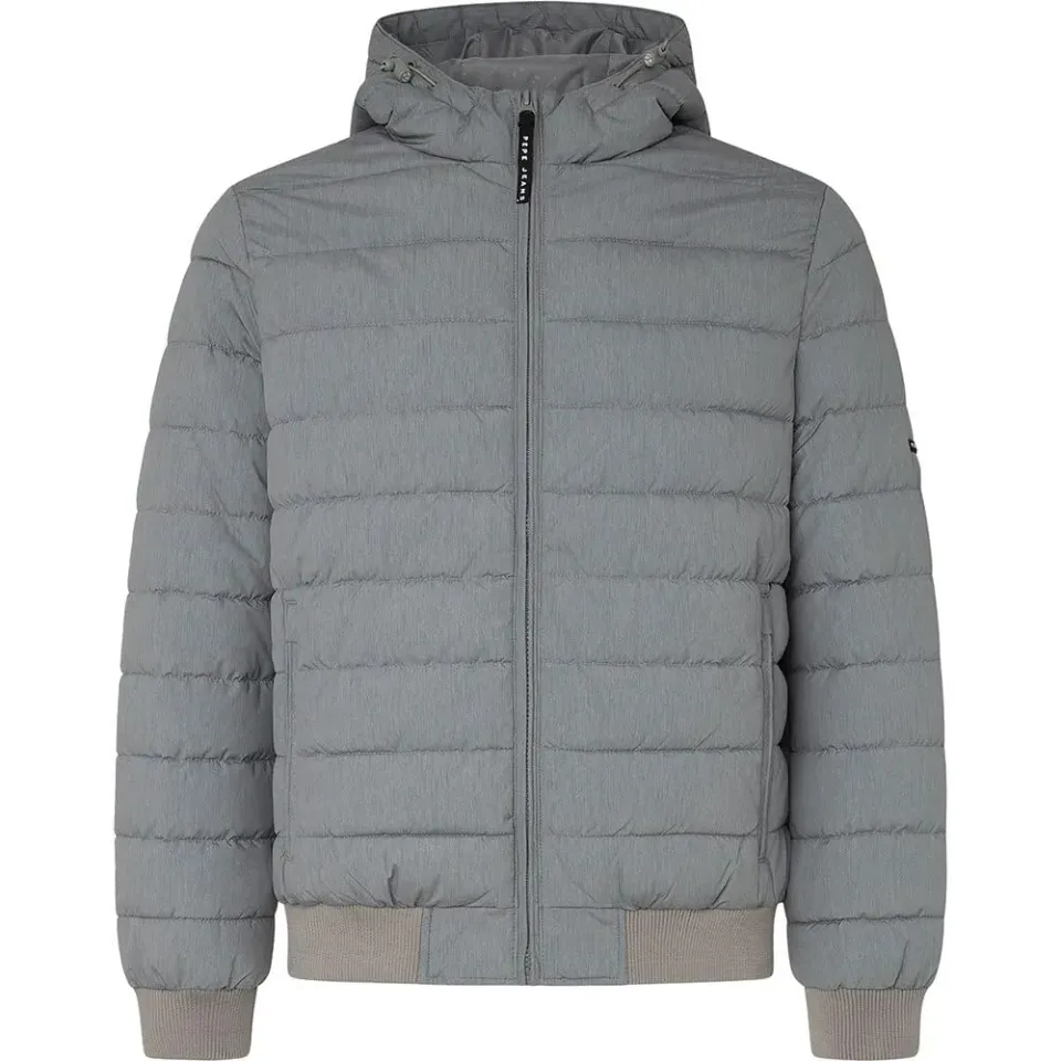 Pepe Jeans Tomek Giacca Uomo Piumino con Cappuccio Nero