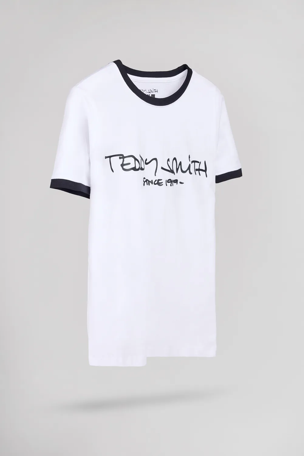 Teddy Smith Ticlass MC t-shirt girocollo bianco uomo