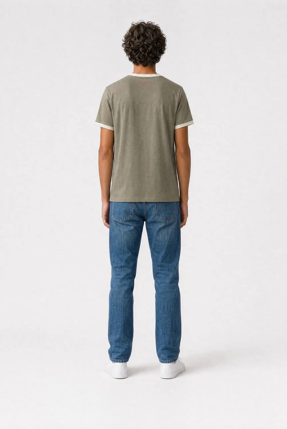 Teddy Smith The-Tee 2 R T-Shirt Bambino Dusty Kaki