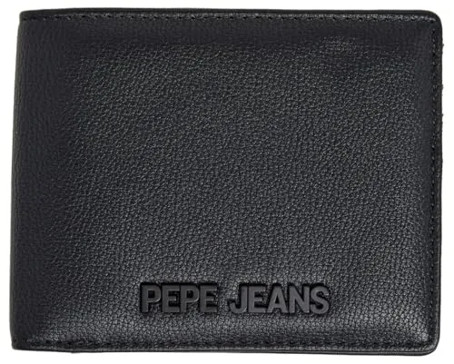 Pepe Jeans Tristan portafoglio pelle nero uomo
