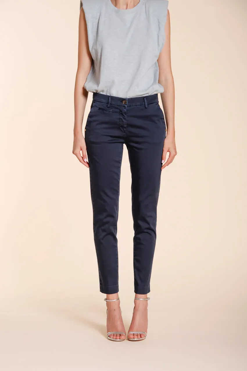 Mason's New York Slim Chino Donna Blu Notte Slim Fit Stretch