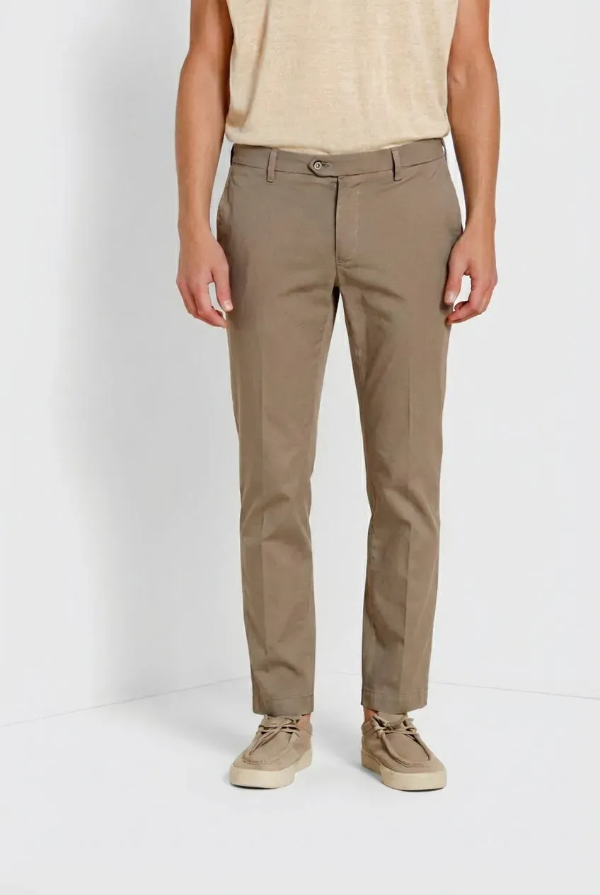 Mason's New York Chino Tortora Regular Cotone Stretch