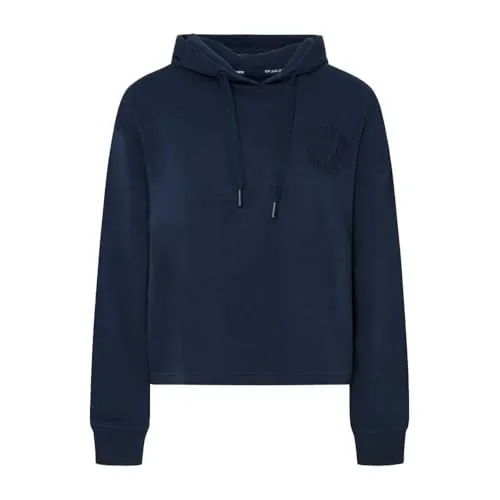 Pepe Jeans Estrid felpa corta donna blu marino