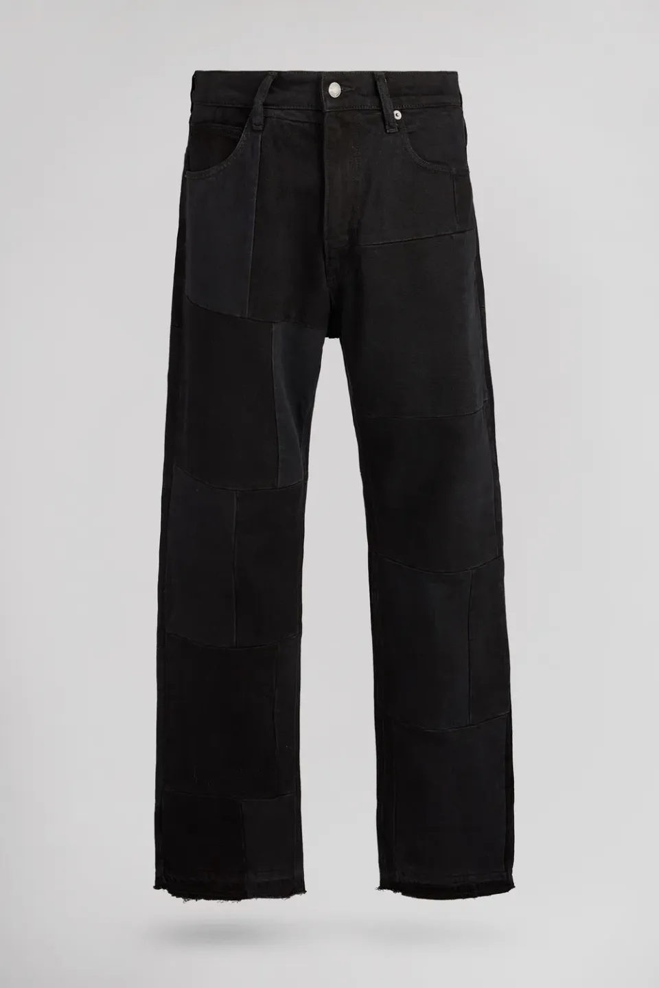 Teddy Smith Memphis Straight jeans relaxed nero grigio L32