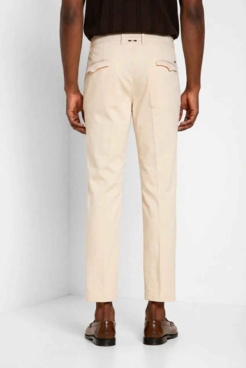 Mason's Torino 1 Pinces Flex chino rosa slim stretch