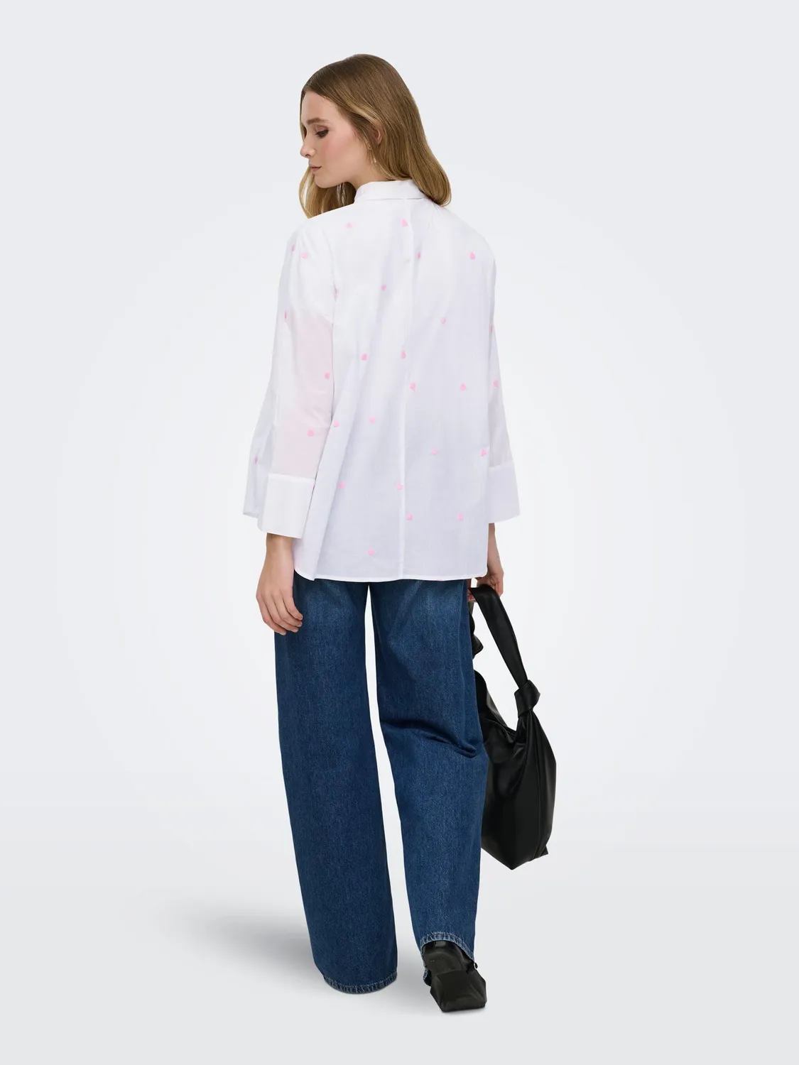ONLY Lina Grace camicia donna XS bianca bottoni
