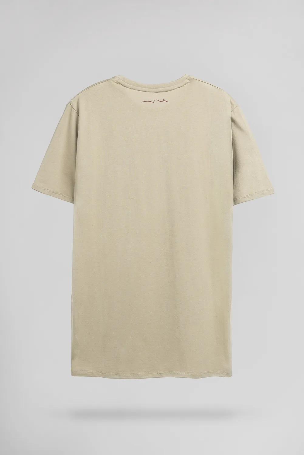 Teddy Smith T-Jim t-shirt greige ricamo petto