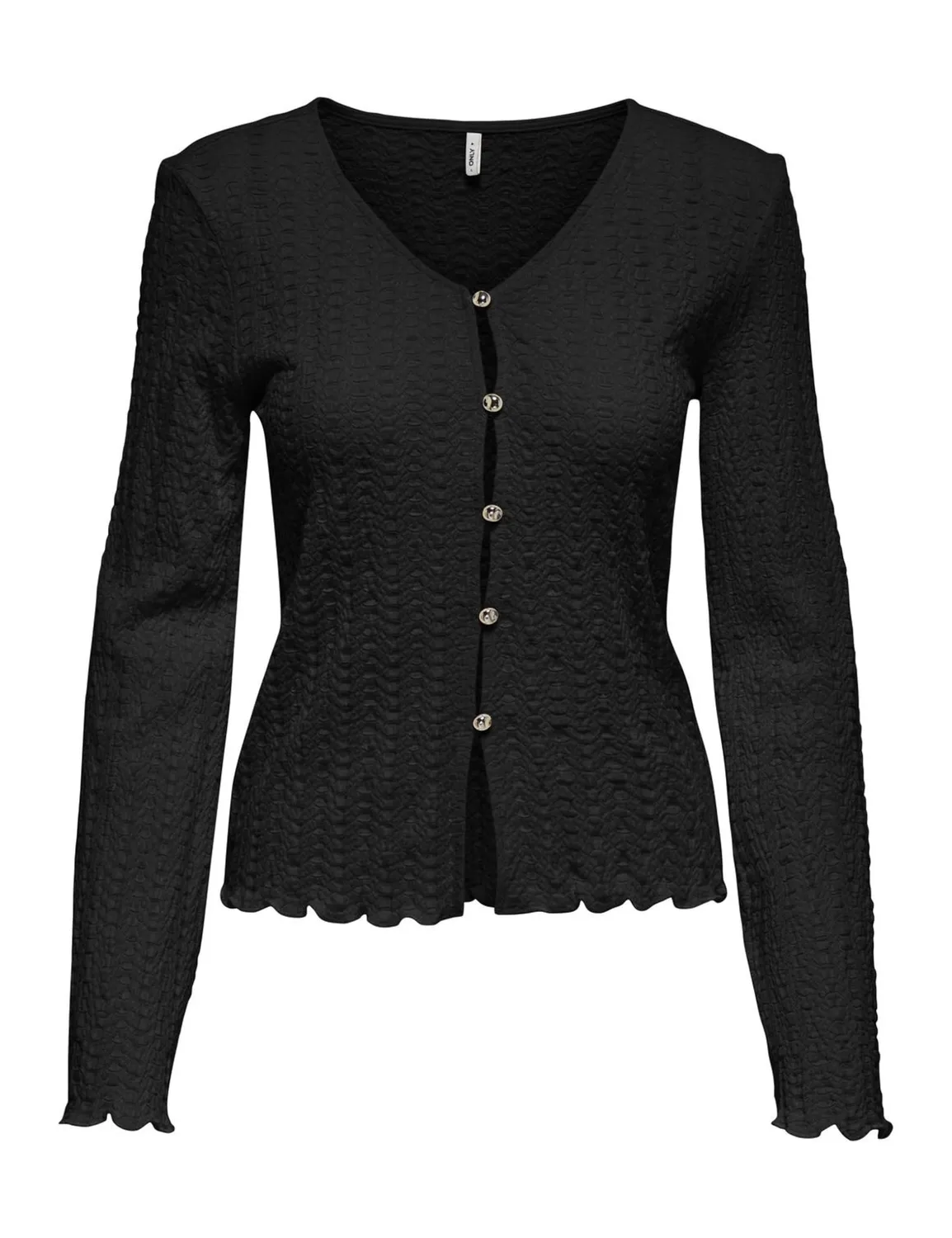 ONLY Onlella Placket top donna manica lunga XL