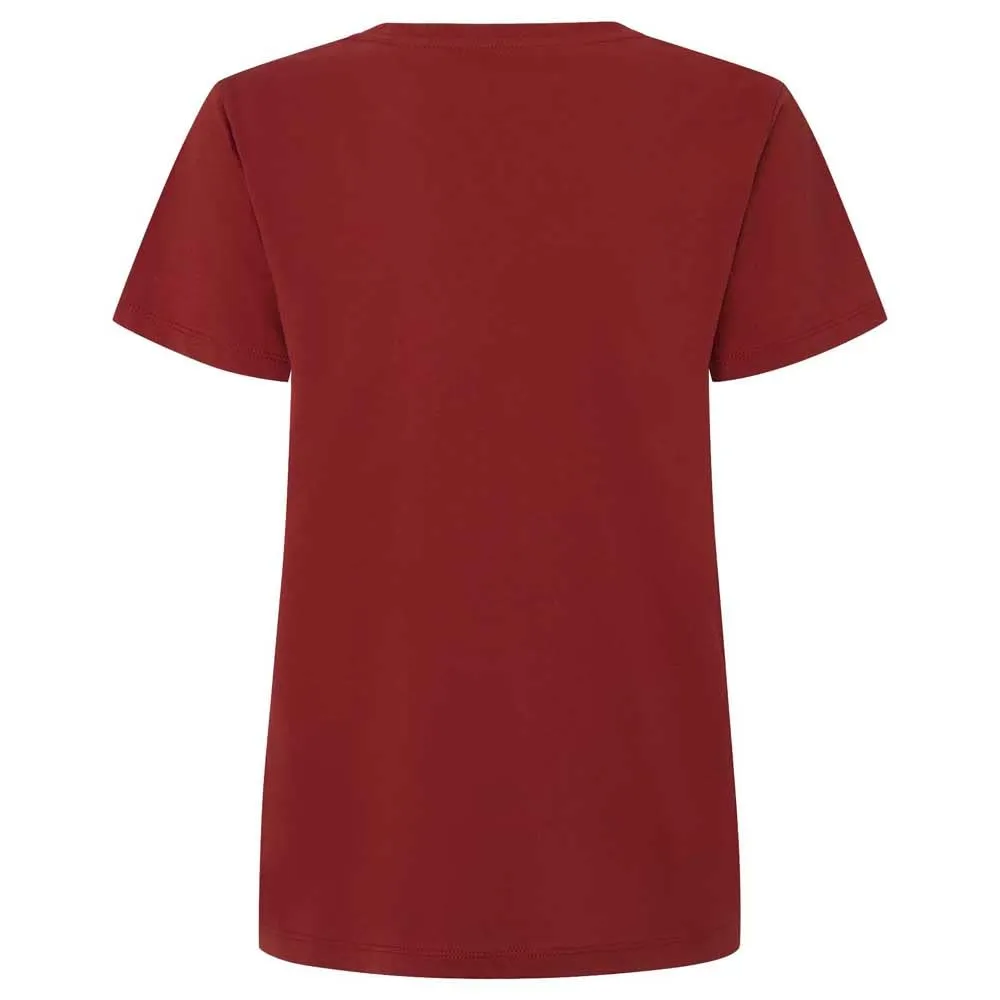 Pepe Jeans Gabriela T-Shirt Donna Bianca Logo Petto