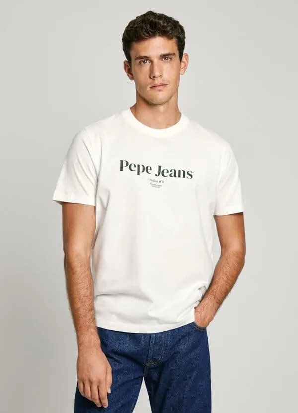 Pepe Jeans Dale Tee t-shirt uomo taglia L bianca
