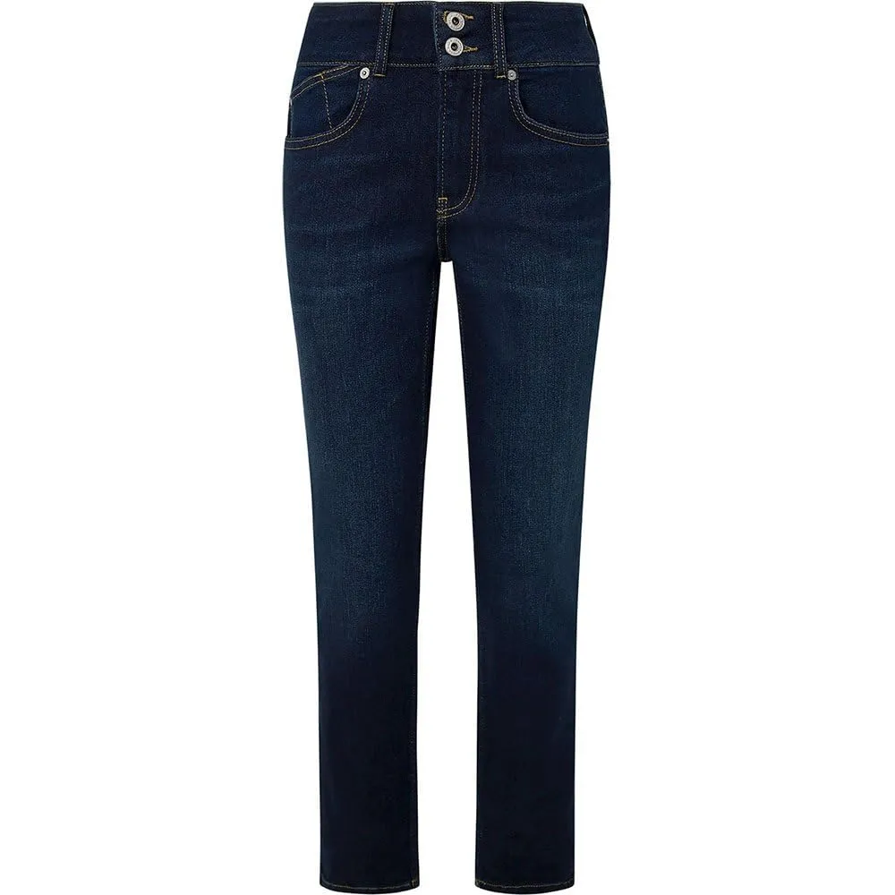 Pepe Jeans Slim Jeans Donna 27W 32L blu elasticizzato