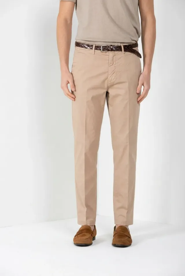 Mason's Boston pantalone chino beige medio relaxed