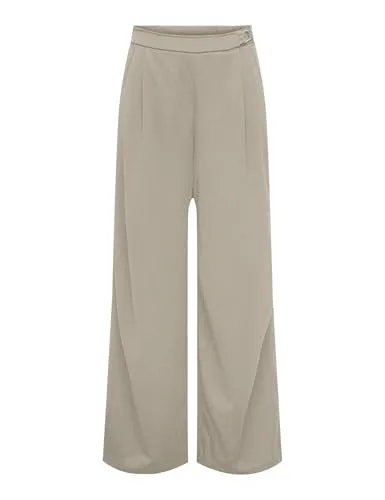 ONLY Onlsania Life Wide Buckle Pant Jrs pantaloni XL gamba larga