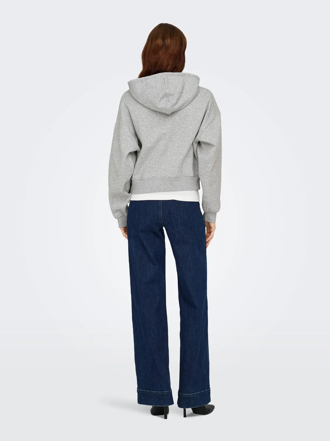 ONLY ONLSWEAT felpa donna M grigio melange