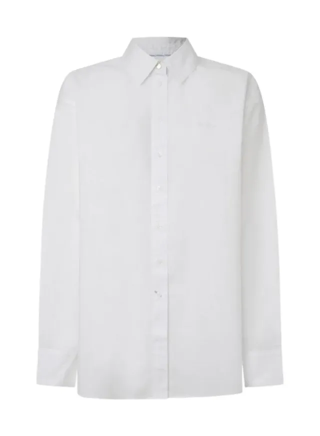 Pepe Jeans Rita camicia donna M oversize ricamata