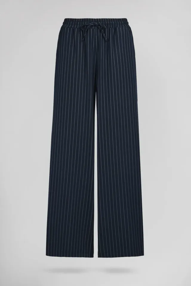 Teddy Smith P-Teny Total Navy pantalone righe blu navy
