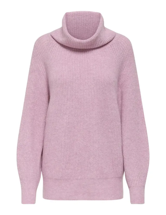 ONLY Onlwhitney LS Loose Rollneck Knt maglione S morbido