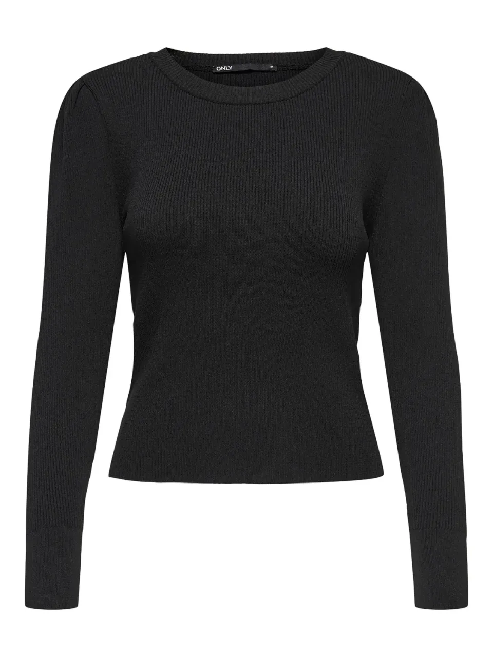 ONLY Onlsally Maglione Donna Nero Collo Rotondo