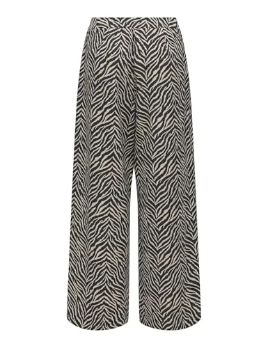 ONLY Onlnova Mika Wide pantaloni donna L blu notte