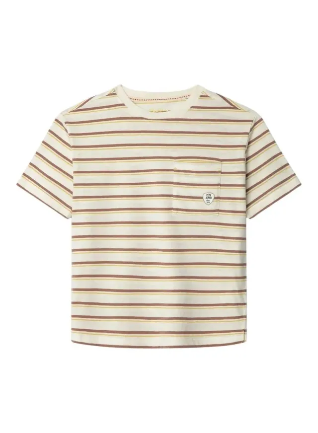 Pepe Jeans Arwyn T-Shirt bambino 10 anni a righe con tasca
