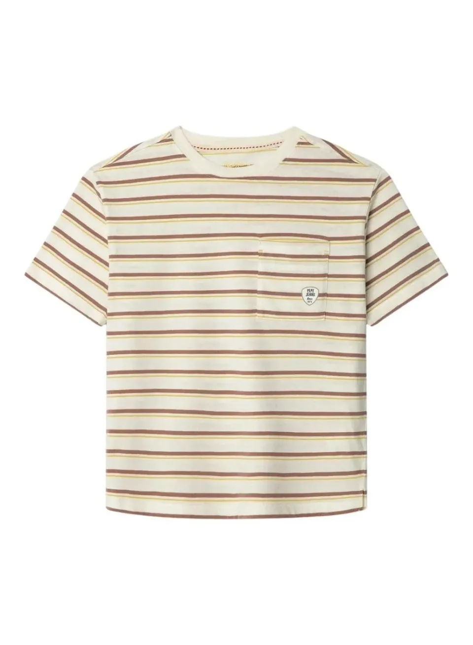 Pepe Jeans Arwyn T-Shirt bambino 10 anni a righe con tasca