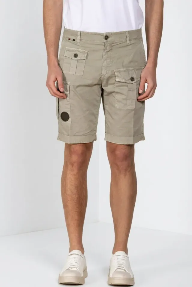 Mason's George Coolpocket Bermuda Cargo Uomo Salvia Carrot